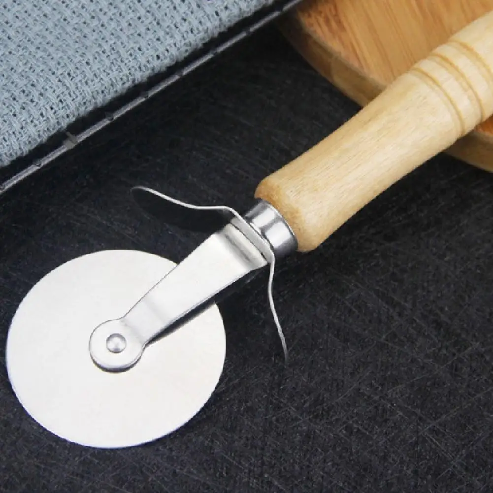 Stainless Steel Pizza Cutters Pastry Roller Cutter Pizza Knife Cookie Cake Roller Wheel Scissor Bakeware Kitchen Accessories