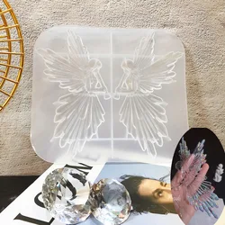 DIY UV Resin Mold Fairy Angel Epoxy Resin Mold Silicone Molds for Making Jewelry Decoration