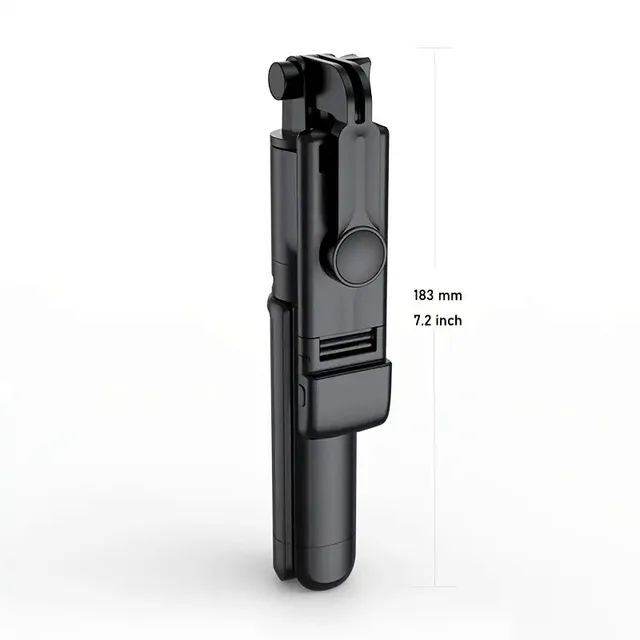 All In One Expandable Portable IPhone Tripod Selfie Stick Selfie Stick With Remote With Detachable BT Wireless Remote Compatible 2