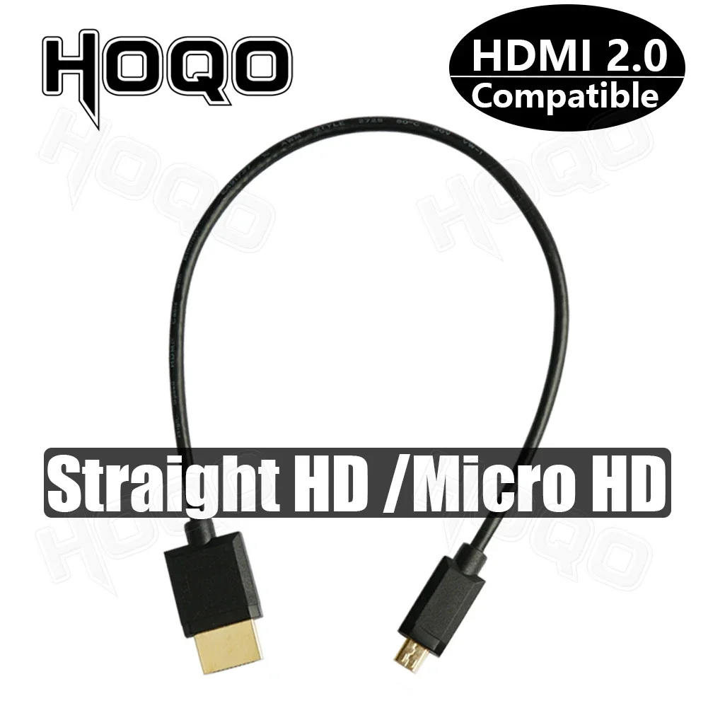 Cable Micro HDMI a HDMI Mini, Ultra delgado, 4k @ 60hz, Ligero