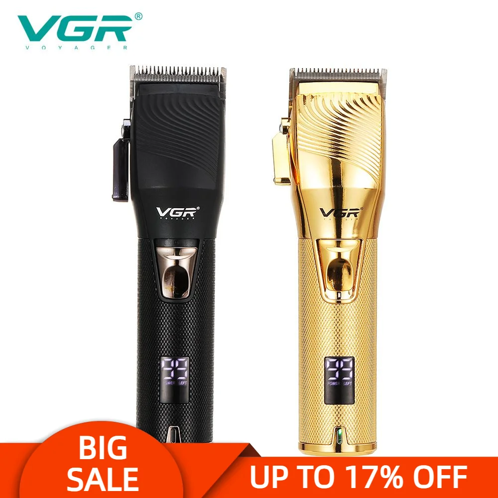 VGR 280 Hair Clipper Professional Barber Personal Care Electric LCD USB Rechargeable Trimmer For Men Salon Haircut VGR V280