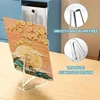 30-1PCS Acrylic Triangular Card Display Stand Mini Idol Photo Picture Holder Stands for Coin Sports Trading Cards Display Racks 3
