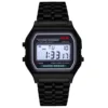 Luxury Top Band Watch For Women F91-W Square LED Electronic Alarm Clock Luminous Calendar Stainless Steel Digital Watches Clock 3