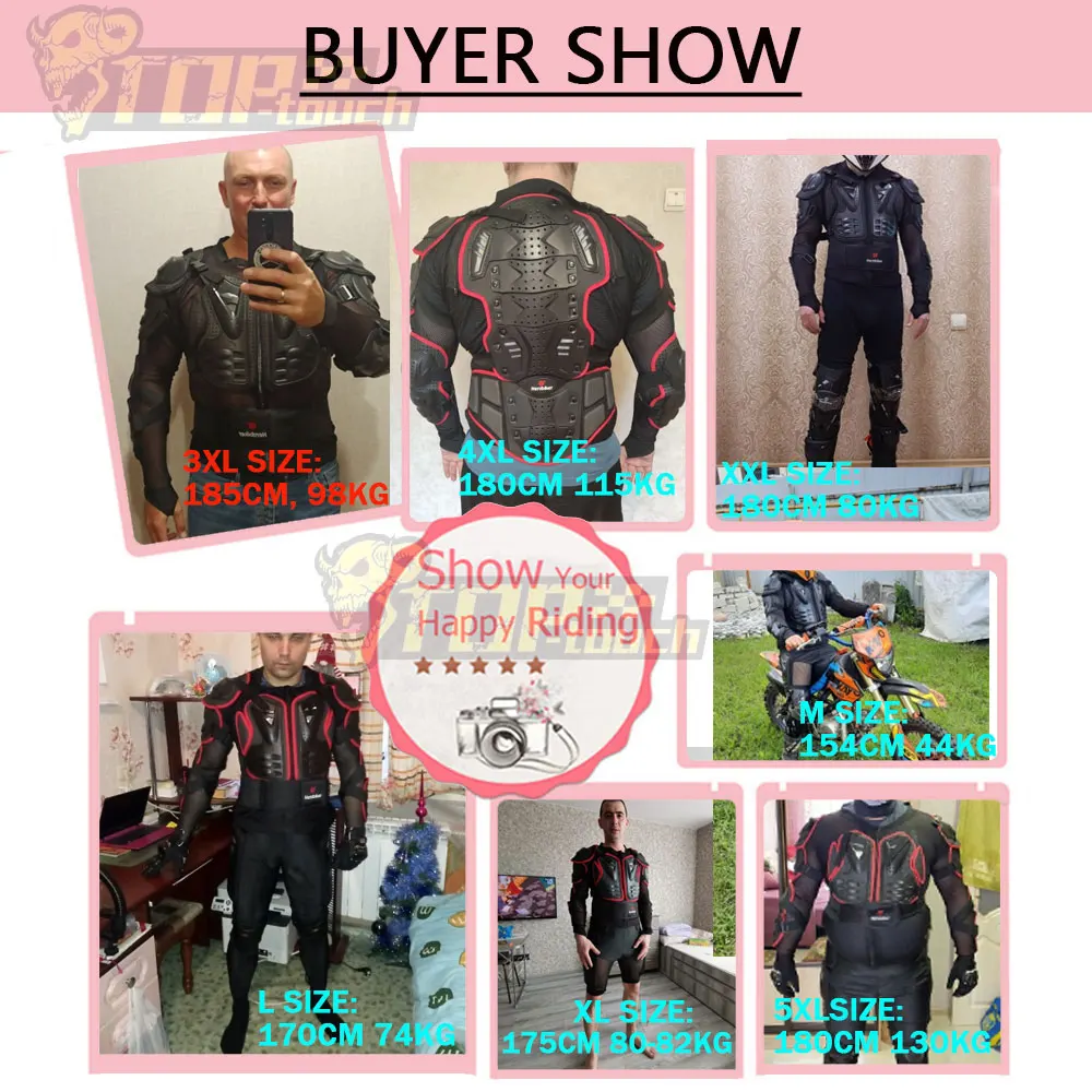 Motorcycle Body Armor CE Certification Motocross Chest Back Protector Riding Jacket Protective