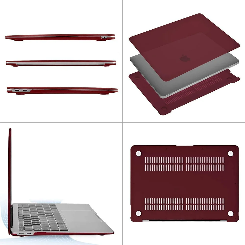 Laptop Case For Macbook Air Pro 13 14 M1 Chip A2442 A2337 A2338 A2179 Hard Cover For Mac Air Pro 13.3 A1932 A1466 A2159 Case