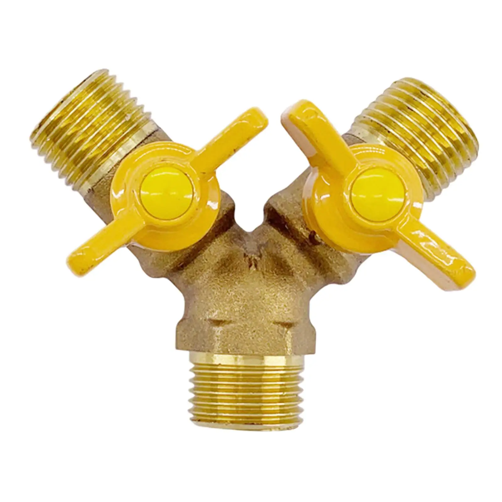 2 Way Gas Hose Tube Connector Spillter Control Adapter Gas Pipe Connector Piece Pipe Fittings 20mm gas pipe connector