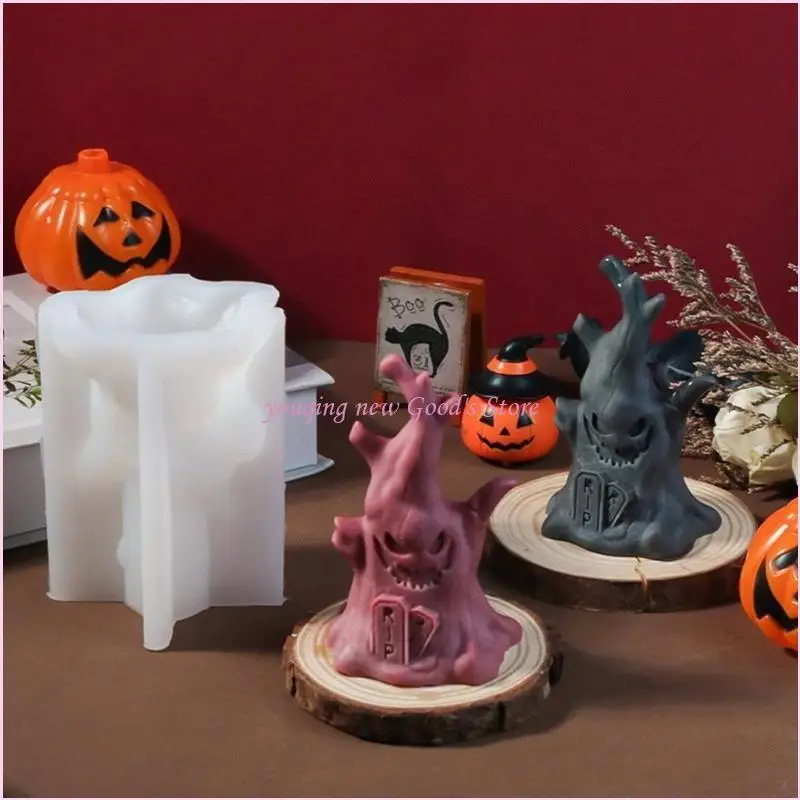 57QA Halloween Dekorationen Formen Silikon Epoxy Kerze Gussform für Halloween Dekoration Kerze Herstellung – Detail 9