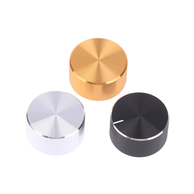 25x13MM Aluminum Alloy Rotary Encoder Switch Shaft Hole 6MM Potentiometer Knob Audio Amplifier Synthesizer Volume Control Knob