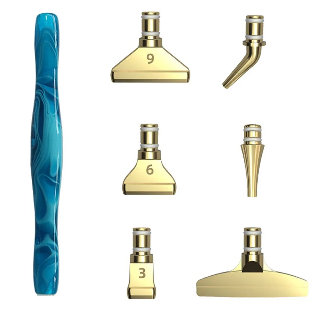 7 Teile/sie Wiederverwendbare Diamant Malerei Stift Ersatz Stift Köpfe Kreuz Stich Stickerei Schnell Fällen Werkzeug Metall Punkt Bohrer Stift Köpfe – Detail 8