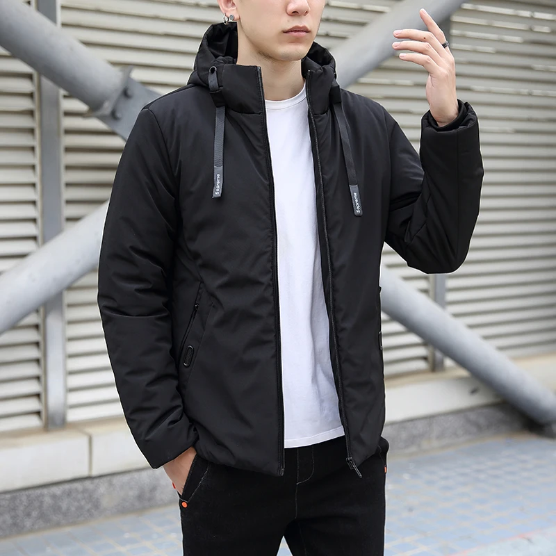 

Men Thick Jacket Mens Winter Fashion Hoodie Jackets Padded Coats Parkas Jacket Puffer Bubble Coat Streetwear Male Clothing M-7XL