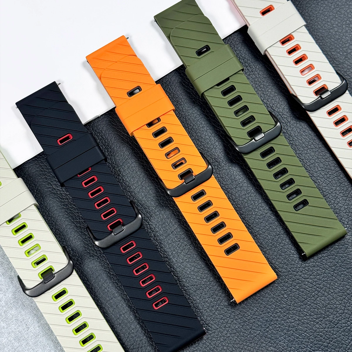 Silicone Sport Wristband for Smartwatch - Replaceable Accessory