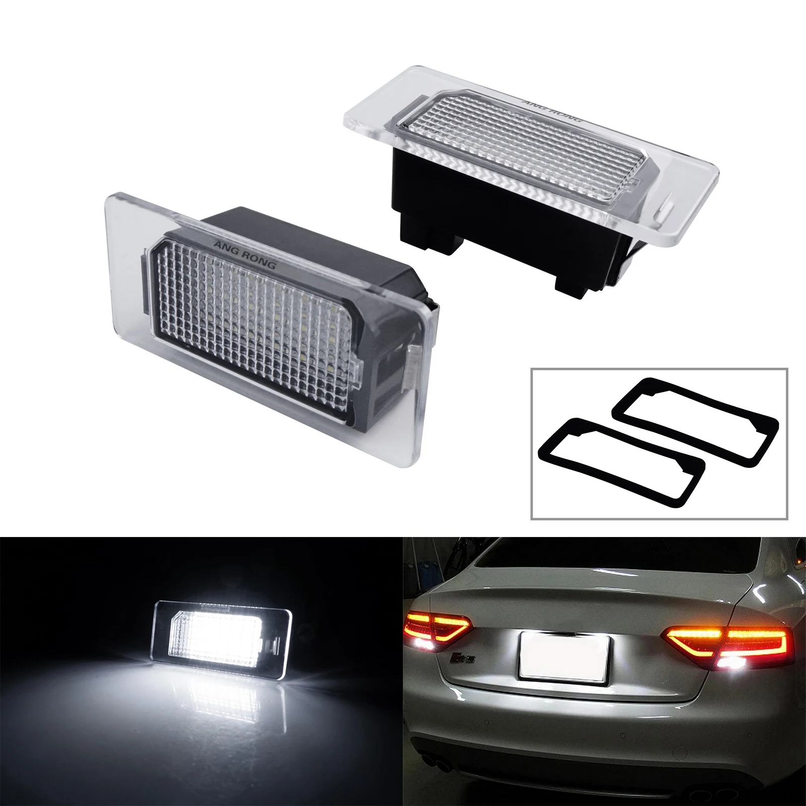 Led License Number Plate Light For Skoda Fabia Octavia Rapid Superb Yeti Kodiaq