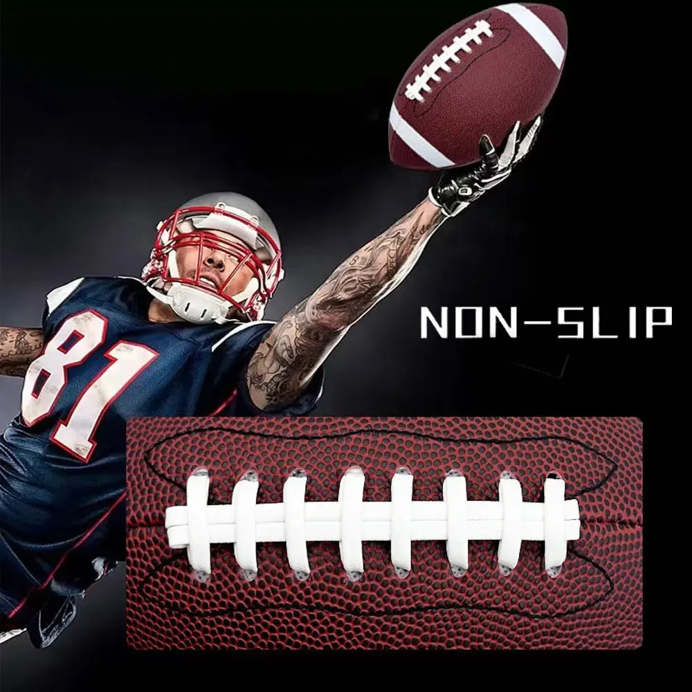 Rugby ball Rugby Adult Youth Group Training Competition Sports PU Rugby Anti Slip Easy to Handle American Football