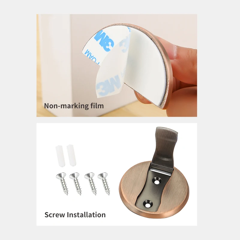Magnetic Door Stopper 1 PCS Punch Free Invisible Bedroom Bathroom Anti Collision Mute Floor Self-locking