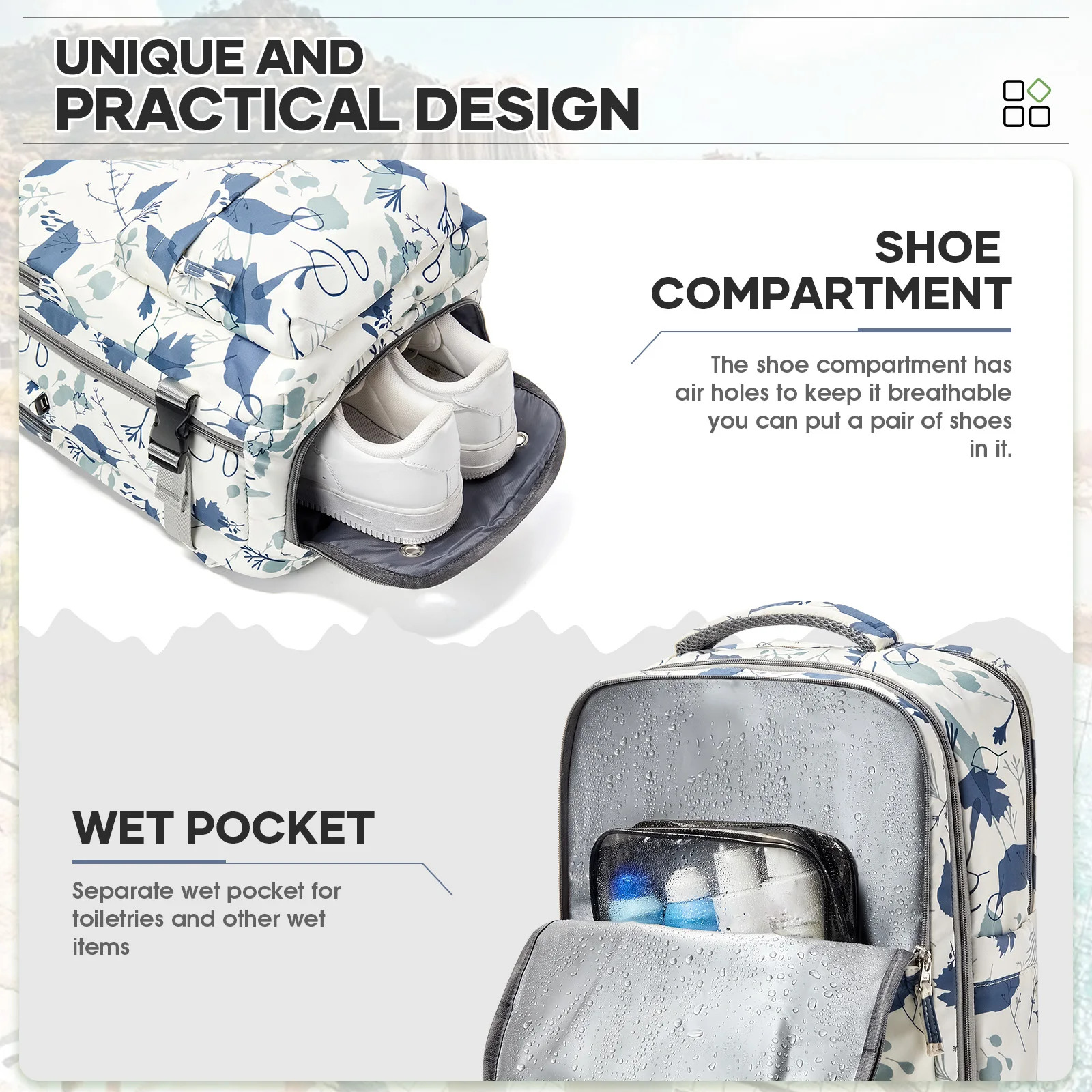 Travel Vacuum Storage Backpack With Pump, Vacuum Compression Travel Backpack Space Saver for Clothing, Carry on Laptop Backpacks