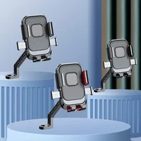 Motorcycles Bicycles Phone Holder Free Rotation Mobile Phone Navigation Bracket for Riding Shockproof for IPhone Xiaomi Samsung - Image 3