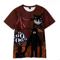 New 3D Escape Door Doors Children's Pure Cotton Fashion Trend Comfortable Versatile Casual Cute T-shirt Surprise Gift 1