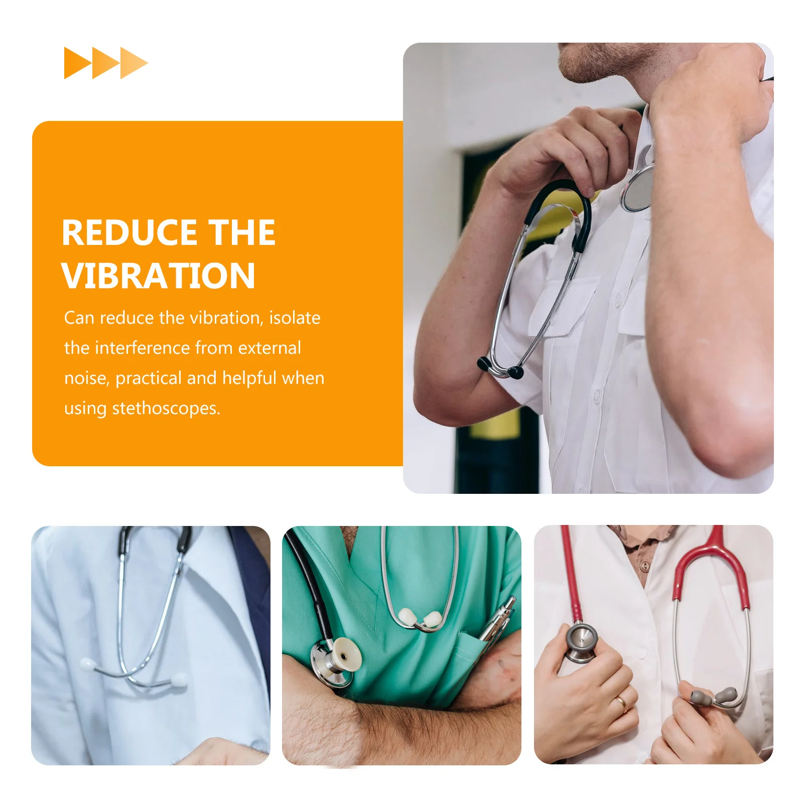 Supple Earbuds Stethoscope Diaphragm Replacement Parts Adult Pediatric Covers Accessories Bell Cover Stethoscope Health Care