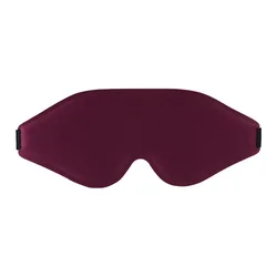 Luxurious 3D Contoured Blackout Sleep Mask for Maximum Comfort (Wine red)