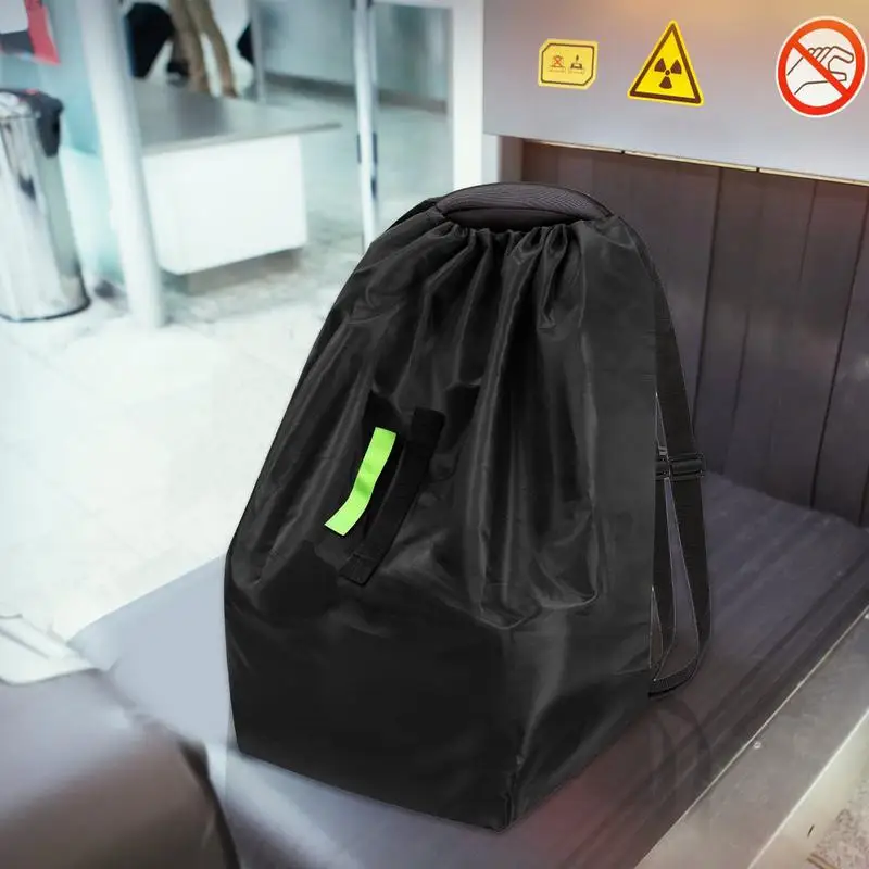 Seggiolino auto Borsa da viaggio per aereo Custodia per seggiolino auto resistente Borsa da viaggio Accessori spaziosi per marsupio impermeabile per adolescenti in famiglia - immagine 4
