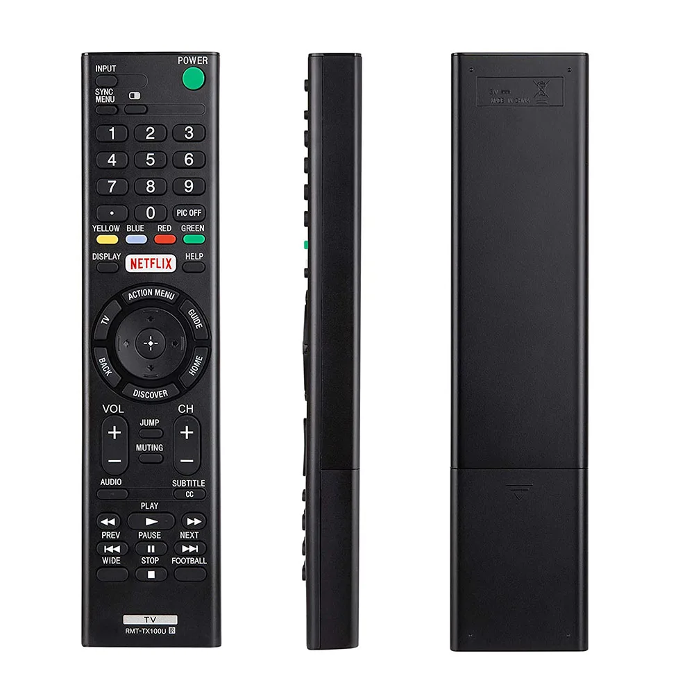 Rmt-Tx100U Telecomando Universale Per Sony Tv Remote Per Tutti I Sony Bravia Lcd Led Hd Smart Tv Con Pulsanti Netflix