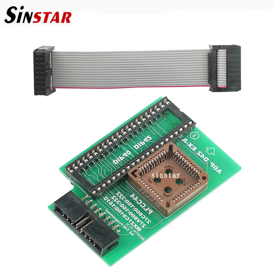 XGecu ADP_D42_EX-A Adapter with Black ZIF Socket for PLCC44 DIP42