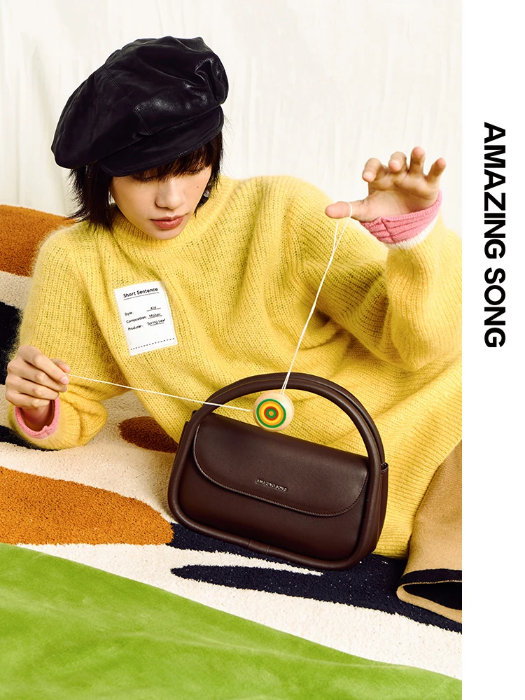 Amazing Song Soft Bag Large Size Female Handbag Simple Chic Design Single Shoulder Bag