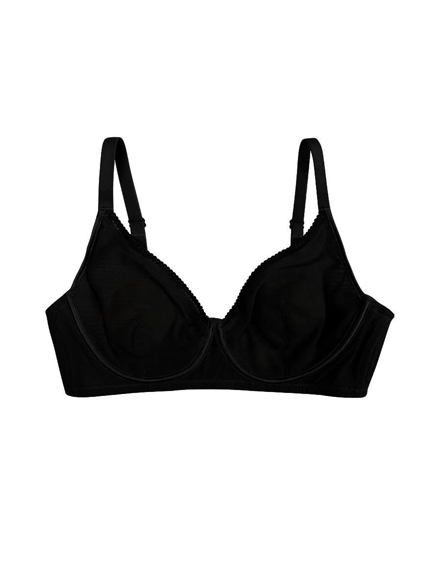 Ultra-Thin Me JoyceBra round Cup Anti-Abyss Women's Underwear Visual Sinking Soft Support Comfortable Bra Sweet Sle Lace