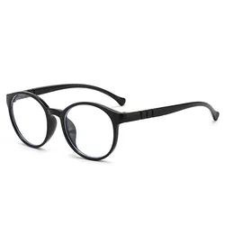 Children's Blue Light Blocking Glasses - Silicone Frame with Clear Lenses for Safety and Comfort (Black)