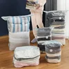 No Need Pump Vacuum Bags Large Plastic Storage Bags for Storing Clothes Blankets Compression Empty Bag Covers Travel Accessories 6