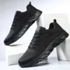 Mesh Mountaineering Casual Sneakers Men Women 2023 Lace Up Solid Running Breathable Sneaker Thick Sole Platform Mens Sneakers 1