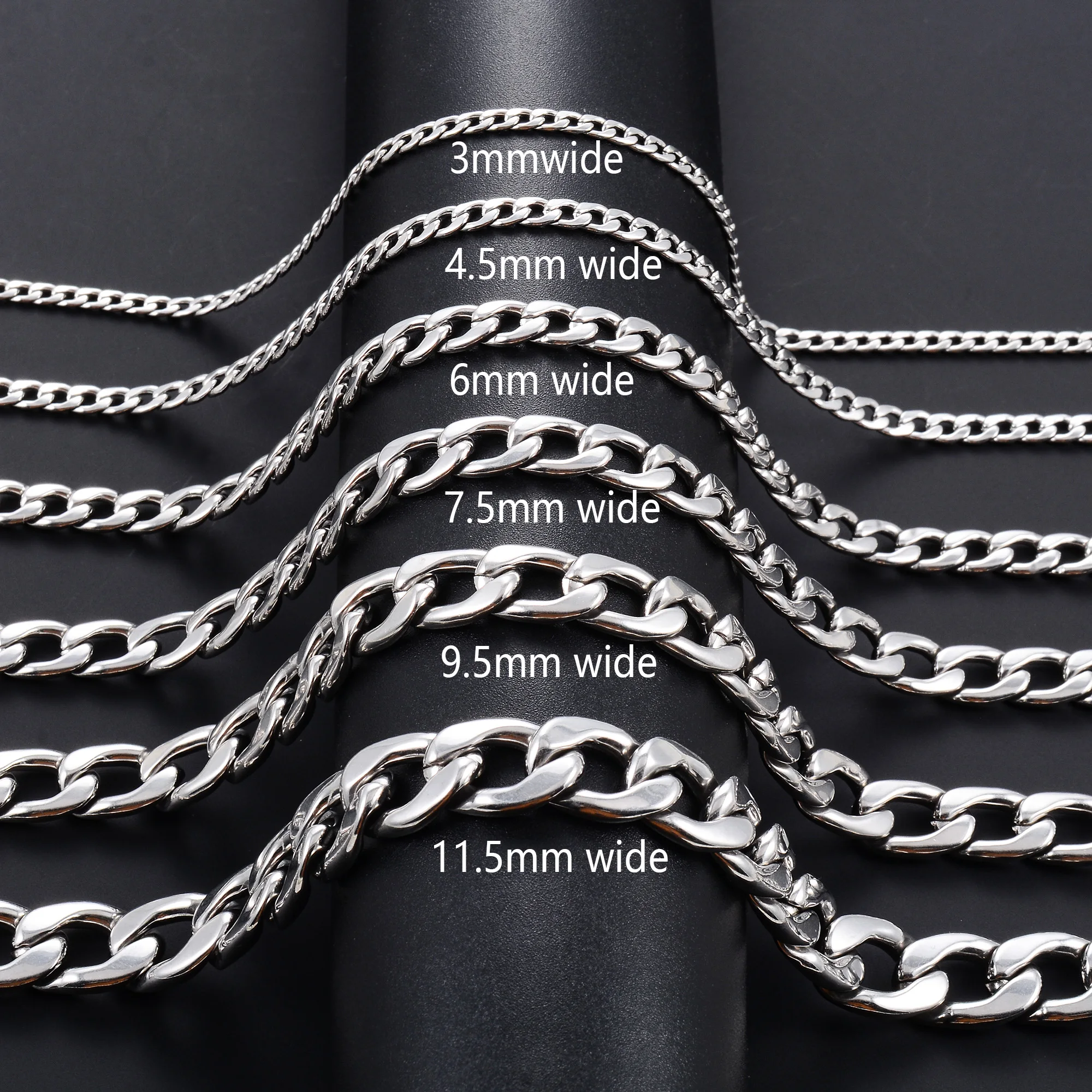 Stainless Steel Necklace For Women Men