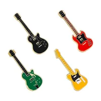 Electric Guitar Brooch Personalized Musical Instrument Violin Pin Fashionable and Versatile Badge Clothing and Bag Brooch 4