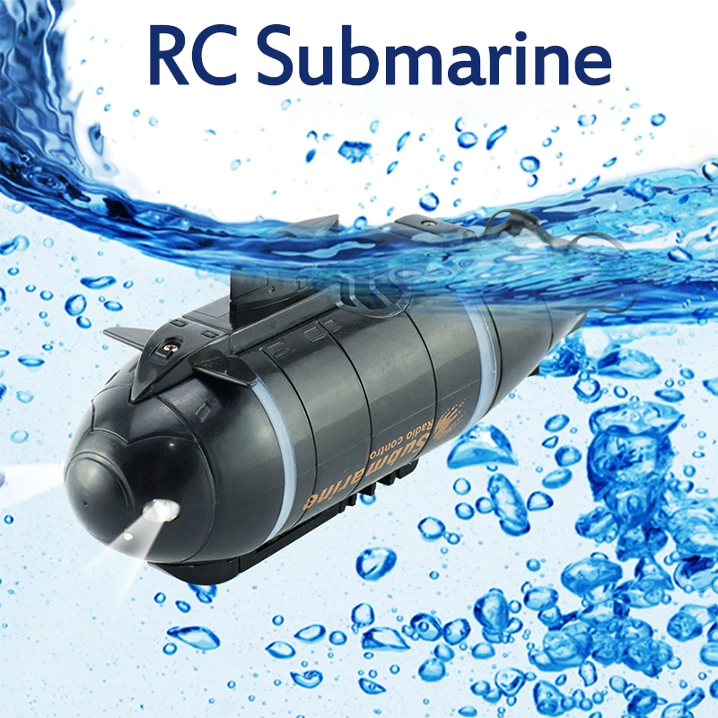 6-Channel RC Submarine Model Mini Speed Boat Simulation Underwater Remote Control Aircraft Carrier Toy Gift Waterproof R/C Shark rc submarine,rc boat