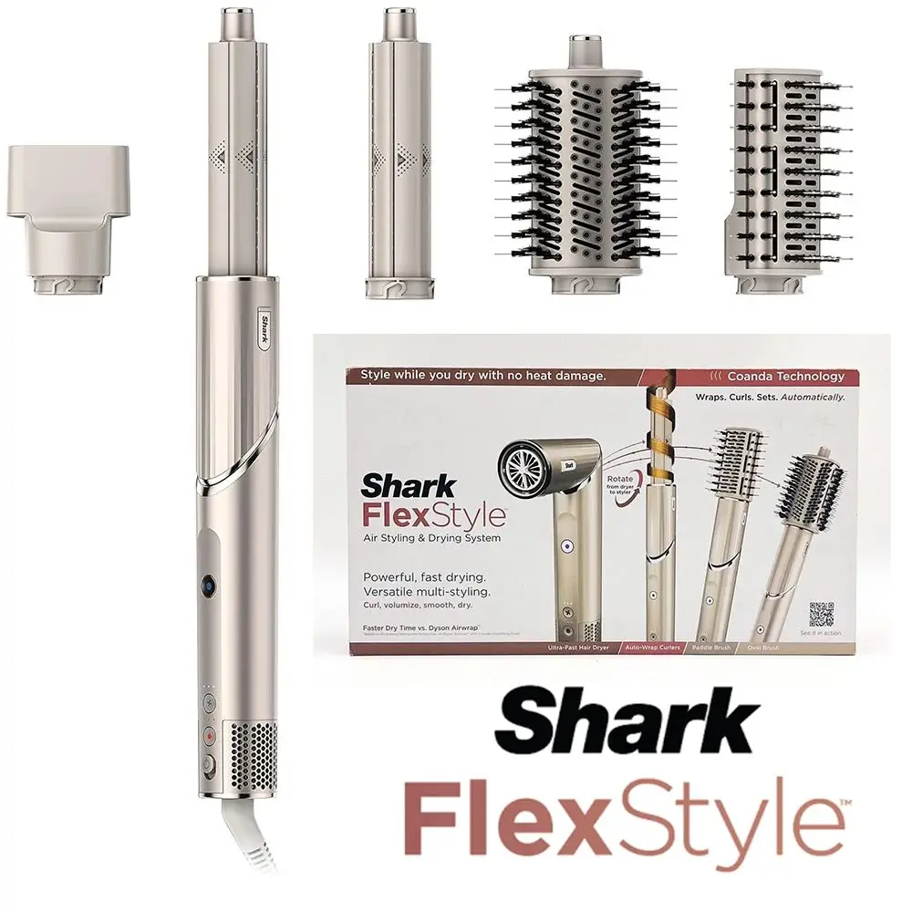 Shark HD430 FlexStyle Negative Ion Hair Dryer Airwrap Hair Curler Hair Dryer Brush Multi-Styler Auto-Wrap Curlers Hot air brush hair curler,hair dryer