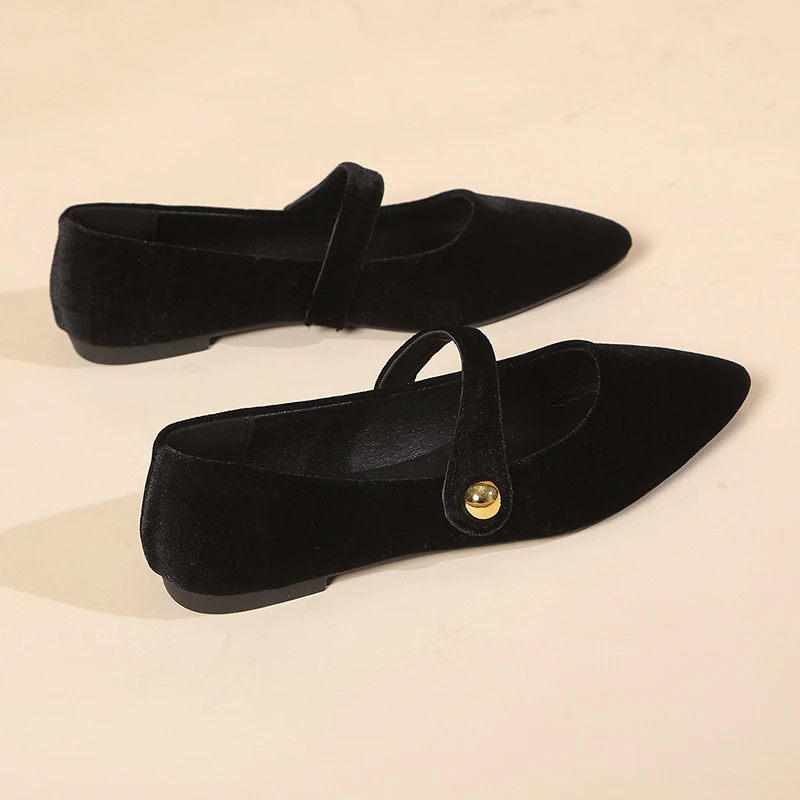 حذاء فردي بكعب مربع غير قابل للتحلل بمقدمة مدببة ل...