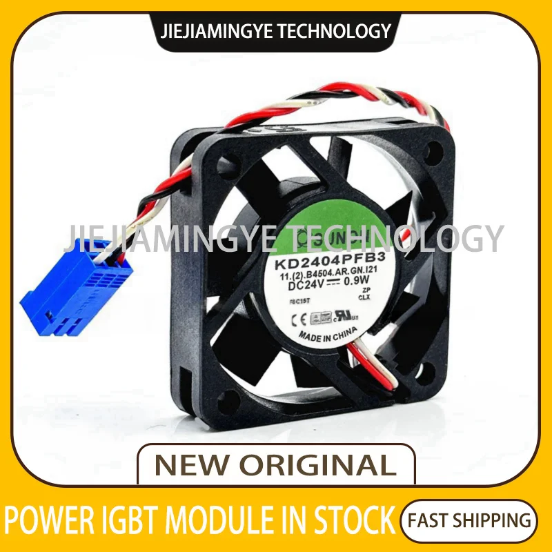 오리지널 플러그 선풍기 알람 주파수 변환기, KD2404PFB3, 24V, 0.9W, 4cm 4010, 3 선
