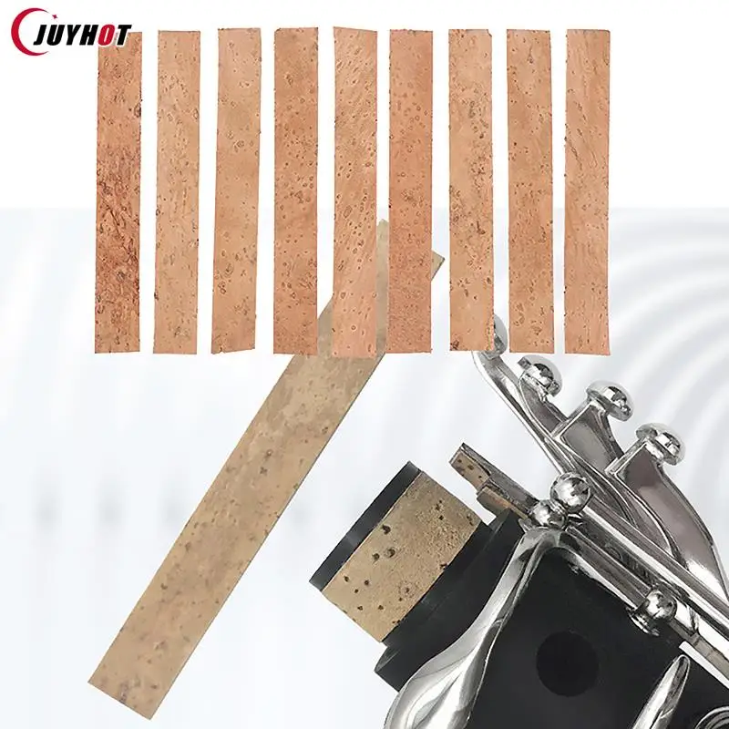 

10Pcs Clarinet Cork Saxophones Clarinet Neck Cork Joint Sheets for Saxophones Musical Instruments Accessories