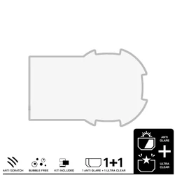 Motorcycle Dashboard Screen Protector - Scratch Resistant Protection Film (1SET)