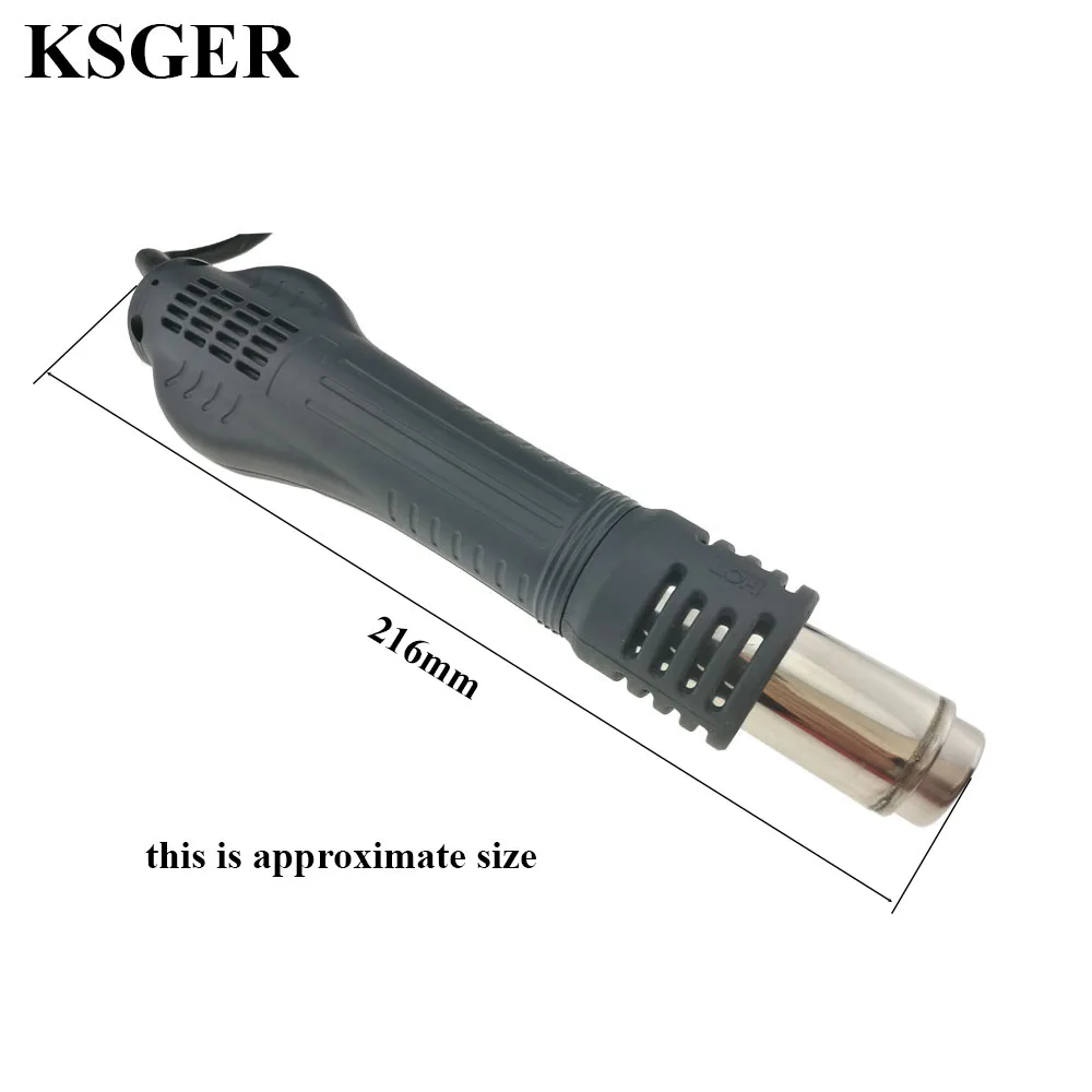 KSGER Hot Air Gun Dryer Handle Nozzle Stand Holder For SMD Soldering Station 700W 220V DIY Kits Welding Tools Heating Elements 4