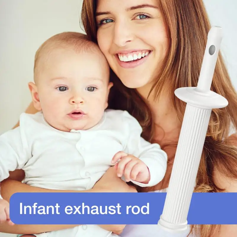 Baby Nursing Accessories Safety Belly Colic Reliever For Babies Baby Care Soft BPA Free Anti-flatulence Exhaust Stick For Infant
