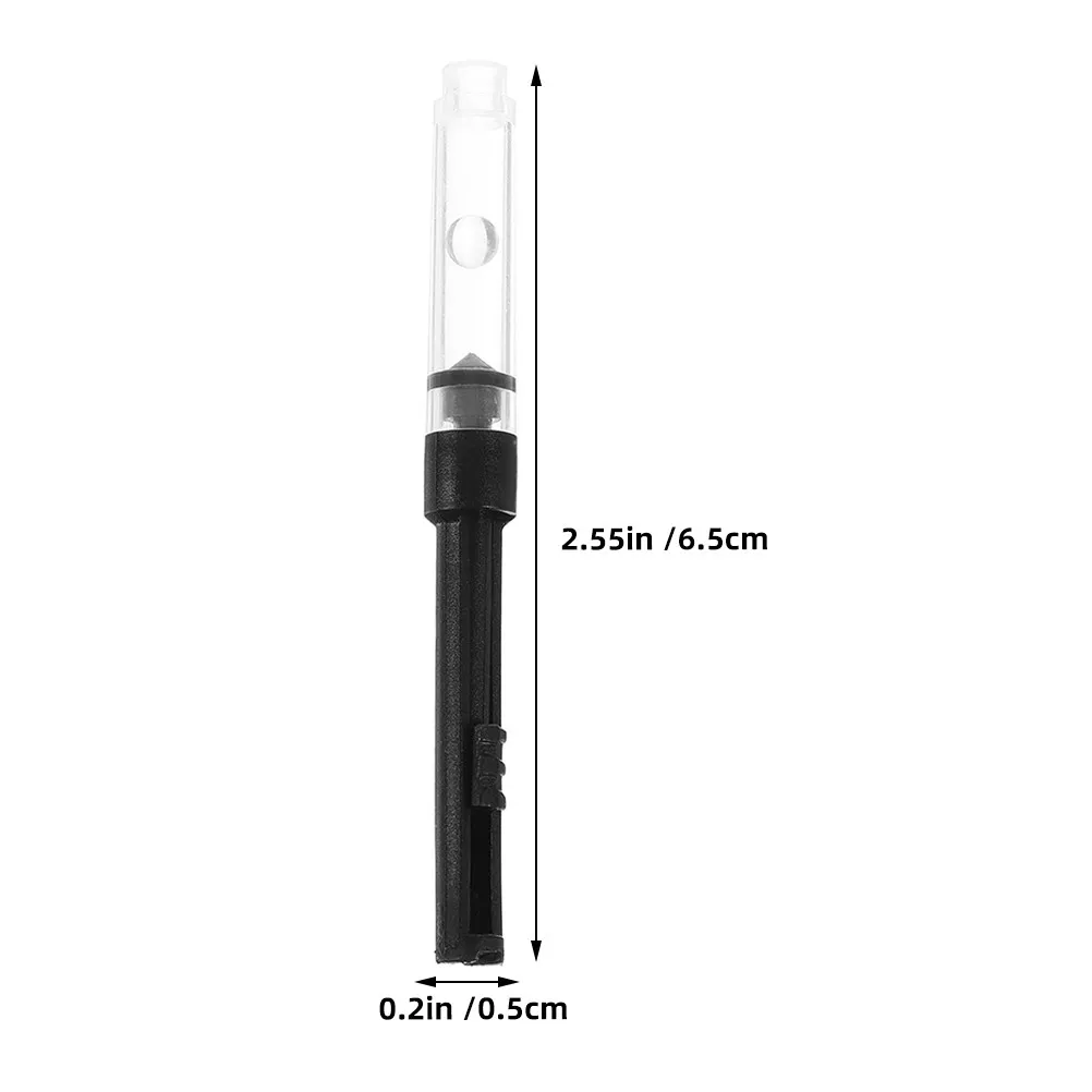 12Pcs 만년필 잉크 보조 흡수기 범용 직경 피스톤 푸시풀 잉크 충전 도구 연구 작업에 효율적이고 신뢰할 수 있음
