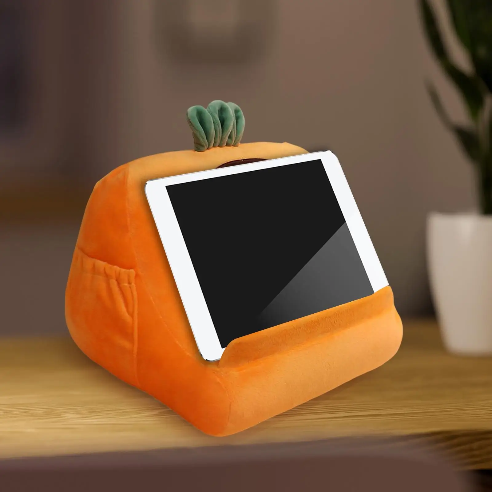 Pillow Holder Tablet Stand Fácil de Transportar Durável Macio e Confortável Suporte de Leitura do Telefone para Cozinha Casa Tablet Quarto Livro Resto - Imagem 4