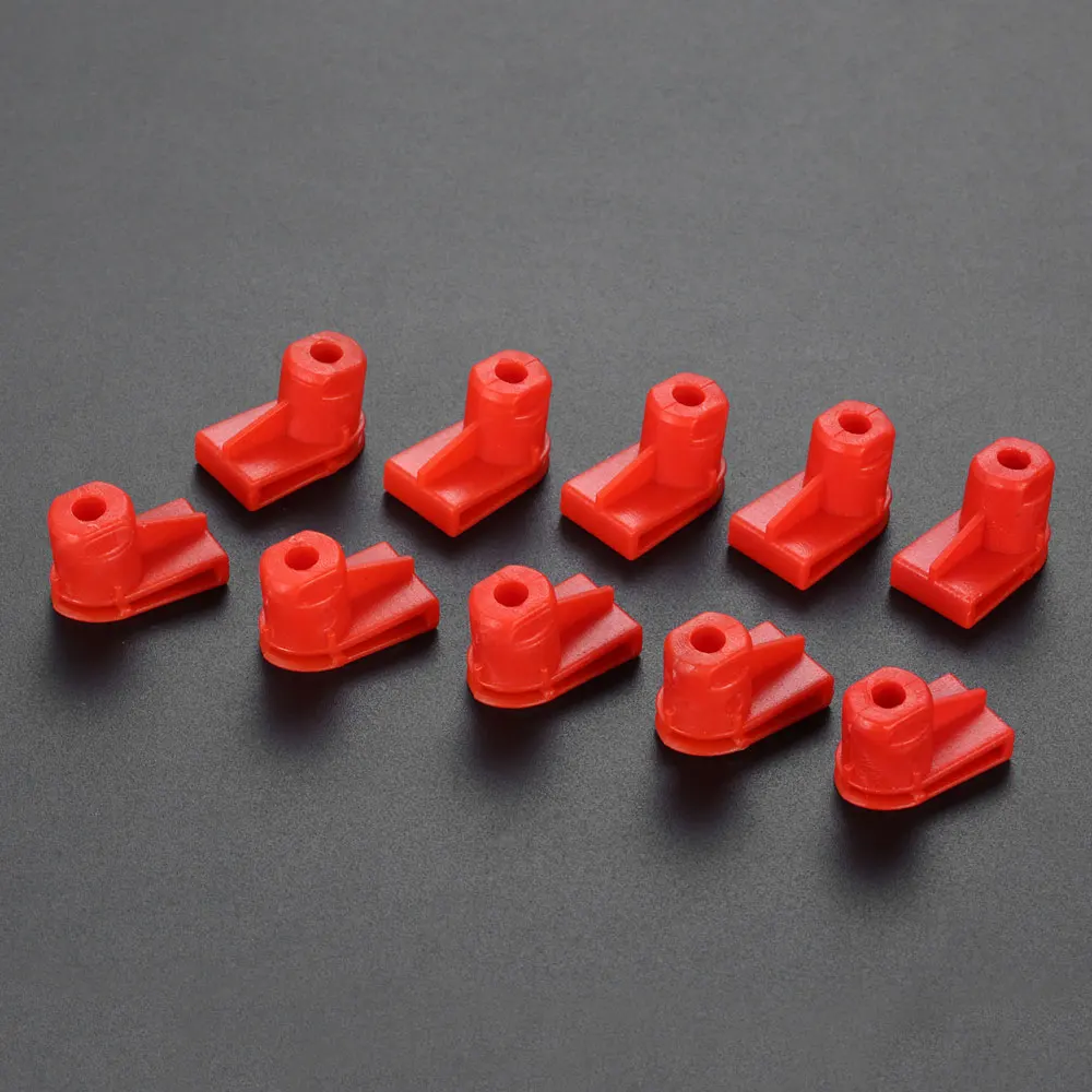 4 Bouchons Blancs Pour Trous De Plaque Avant - Diamètre 6-7mm, Nylon, Cache Trous Pare-chocs