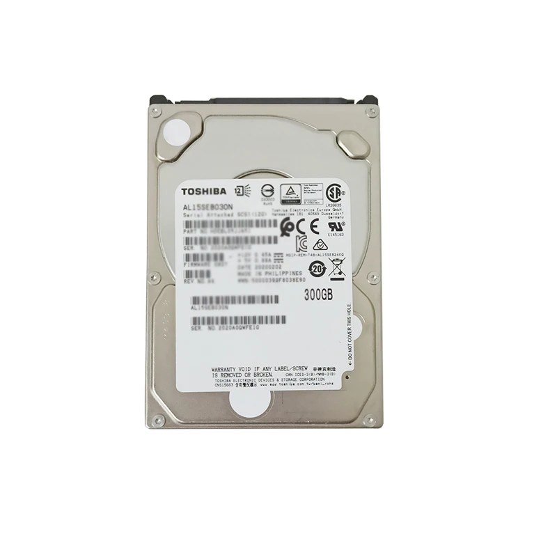For Toshiba AL15SEB030N 300G 2.5 Inch 10K 12Gb SAS Server Hard Disk
