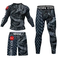 Cody Lundin Beach Tracksuits Men’S Outdoor Sea surfing activewear Quick-Drying UV Protection for Men’S Rash Guard Skinsuit Sets