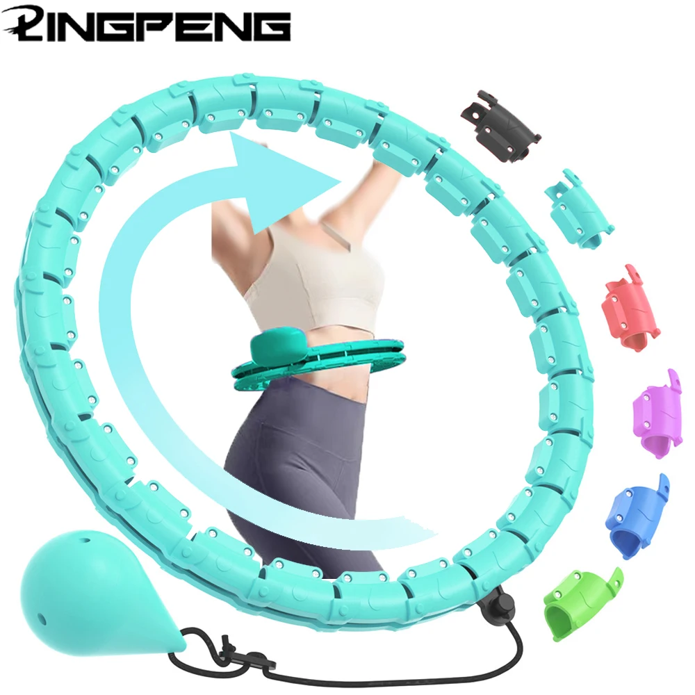 Fitness Hoop Fitness Hoop Weights to Exercise At Home Sports Entertainment Sport Equipment for Slimming Gym Ring Portable Body