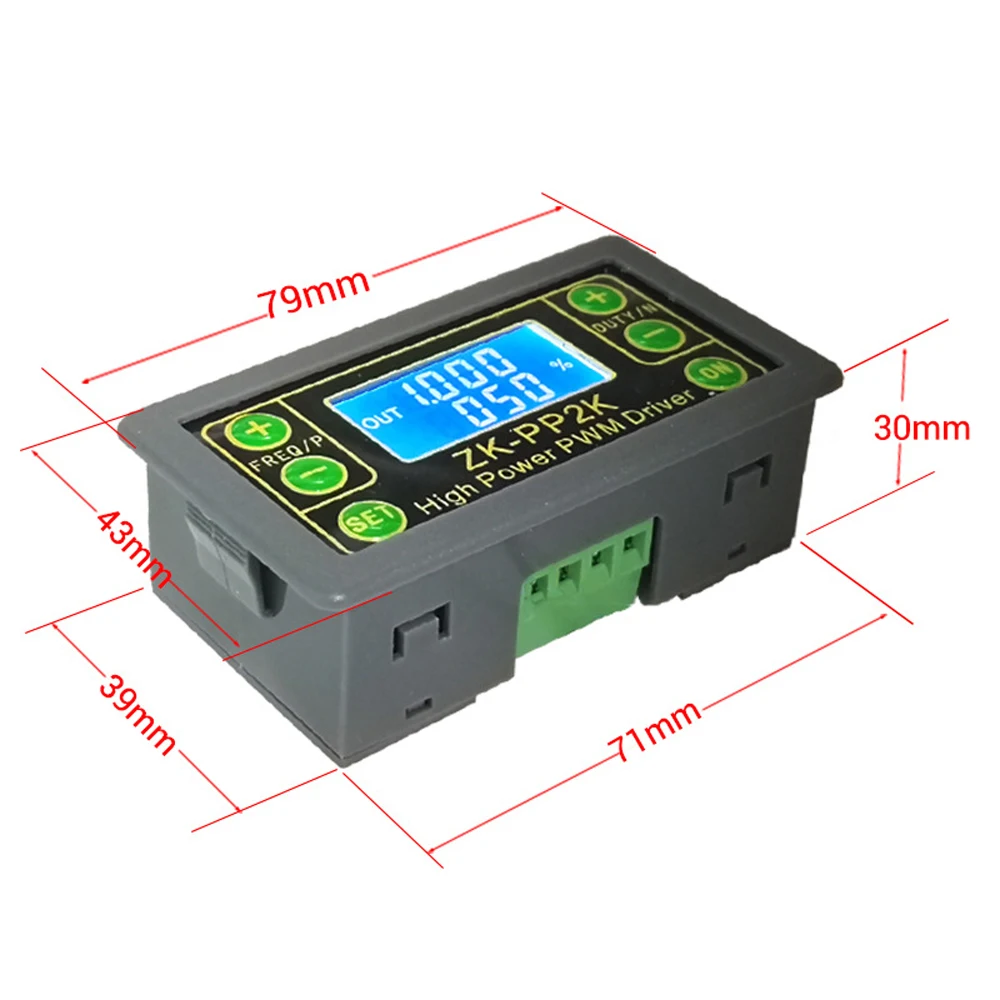 Driver Motor Speed Controller PWM Pulse Dual Modes Design Regulator 150W LED Dimmer Pulse Frequency Duty Ratio Adjustable Drive
