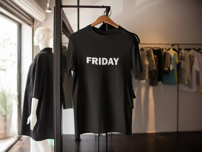 

Пятница рубашка-футболка Friday пятница Футболка подарок для женщин, мужчин, детей, рабочих повседневная одежда идея повседневной одежды