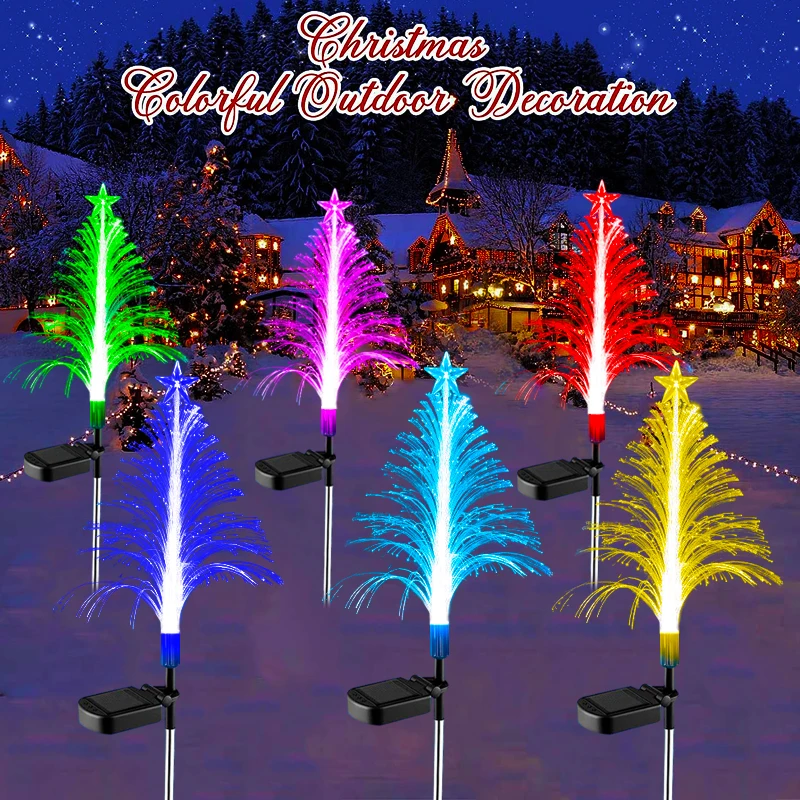 Solar Lights Solar Christmas Pathway Lights LED Outdoor Waterproof Xmas Decor Yard Garden Patio Lawn Stake Lights